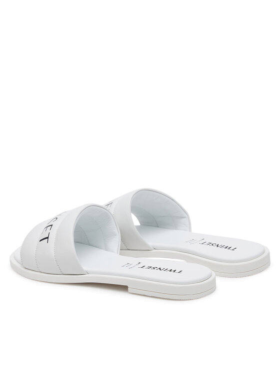 TWINSET Шльопанці TWINSET 251GCJ040 Білий