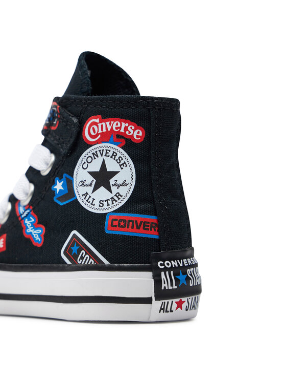 Converse Кеди Converse Chuck Taylor All Star Easy On Stickers A06357C Чорний