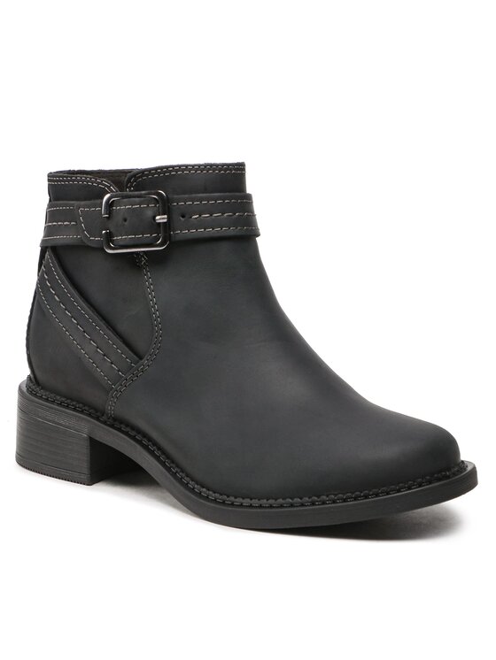 Clarks Ботильйони Clarks Maye Strap 261680754 Чорний