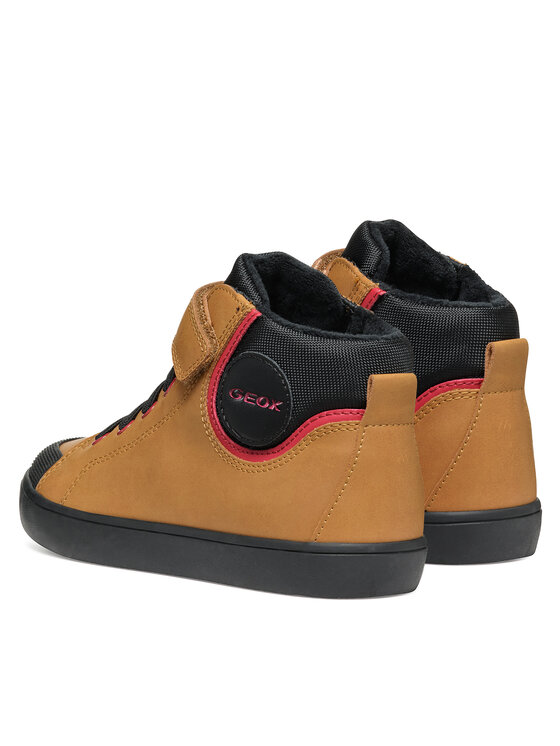Geox Sneakersy Geox J Gisli Boy J465CC 0MEFU C2G9B S Hnedá