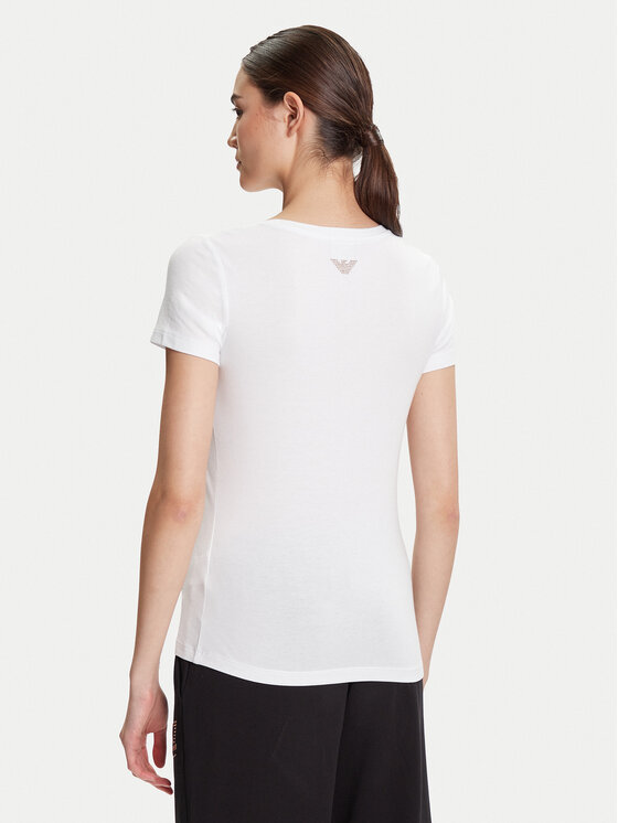 EA7 Emporio Armani EA7 Emporio Armani Camiseta 8NTT67 TJDQZ 1100 Blanco Skinny Fit
