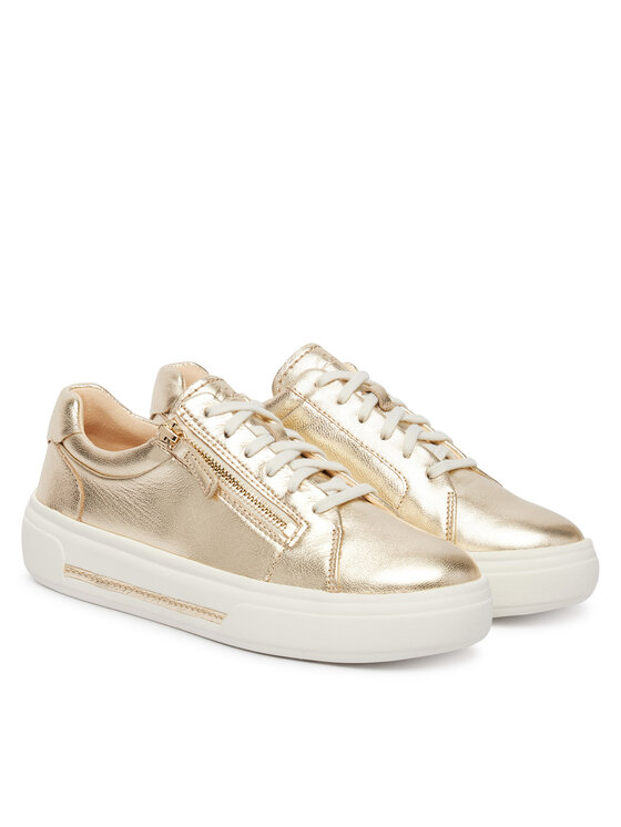 Clarks Снікерcи Clarks Hollyrose Zip 26185916 Золотий