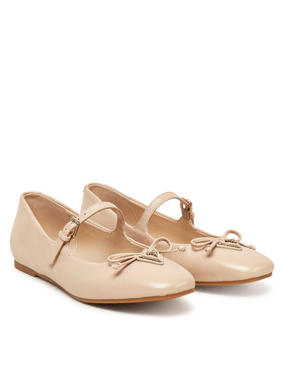Guess Балетки Guess FLJKAY LEA02 Бежевий