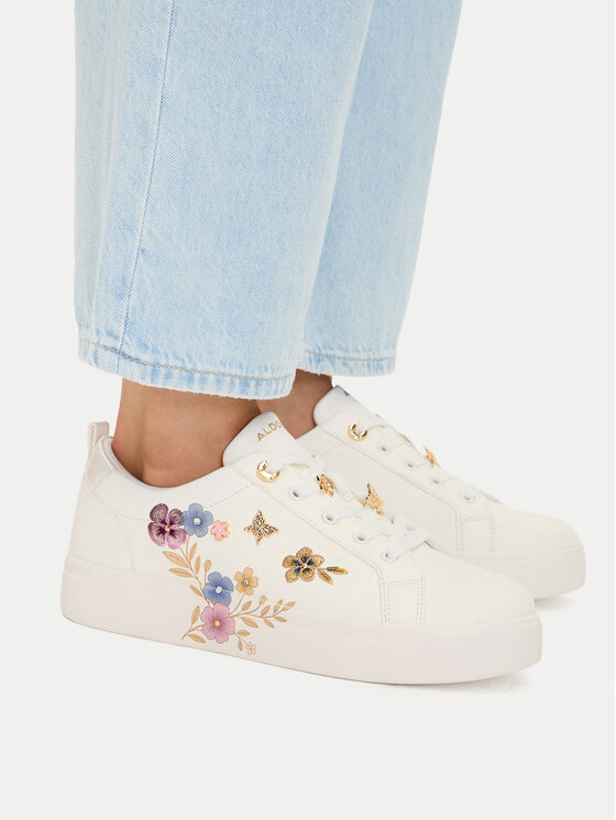 Aldo Sneakersy Aldo Springflowers 14295810 Biały