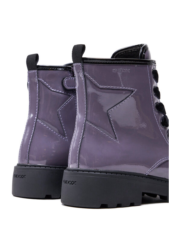 Geox Zimski škornji Geox Jr Casey J9420G 000HH C8016 M Vijolična