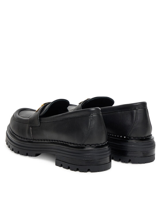 Elisabetta Franchi Loafersy Elisabetta Franchi Low Cut Shoe F4A4-E0397-1251 Černá