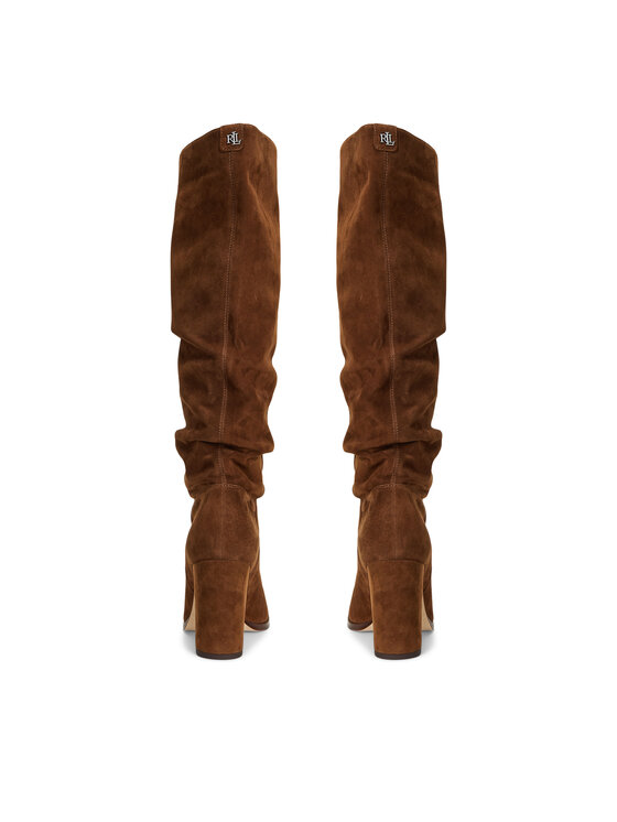 LAUREN RALPH LAUREN Kozačky LAUREN RALPH LAUREN 802937807002 Hnědá