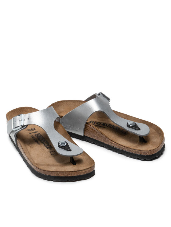 Birkenstock В'єтнамки Birkenstock Gizeh Bs 0043853 Срібний