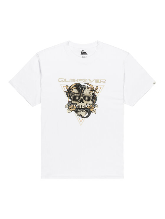 Quiksilver Quiksilver Camiseta Core Skull EQYZT08176 Blanco Regular Fit
