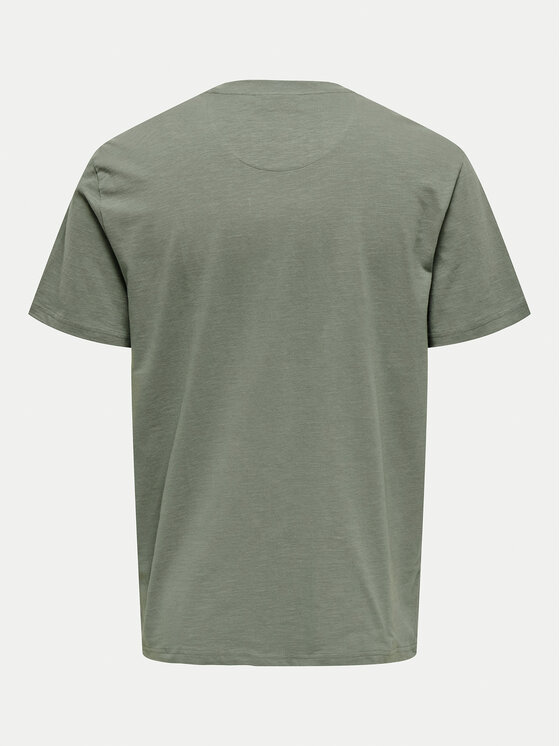 Only & Sons Only & Sons Футболка 22025286 Зелений Regular Fit