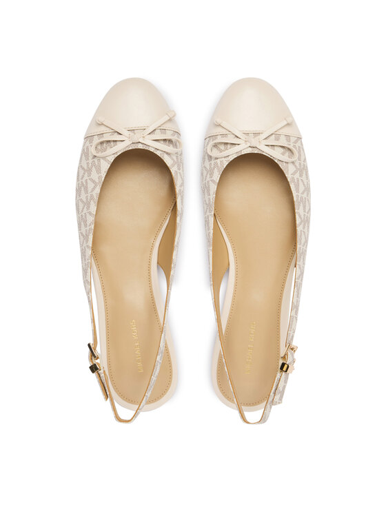MICHAEL Michael Kors Балетки MICHAEL Michael Kors Piper 40S6PIFP1B Кремовий