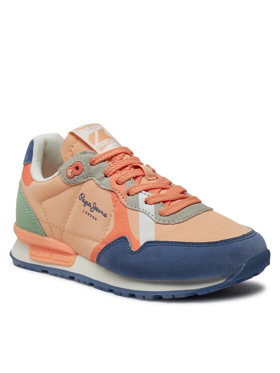 Pepe Jeans Zapatillas Pepe Jeans Brit Print G PGS40001 Naranja
