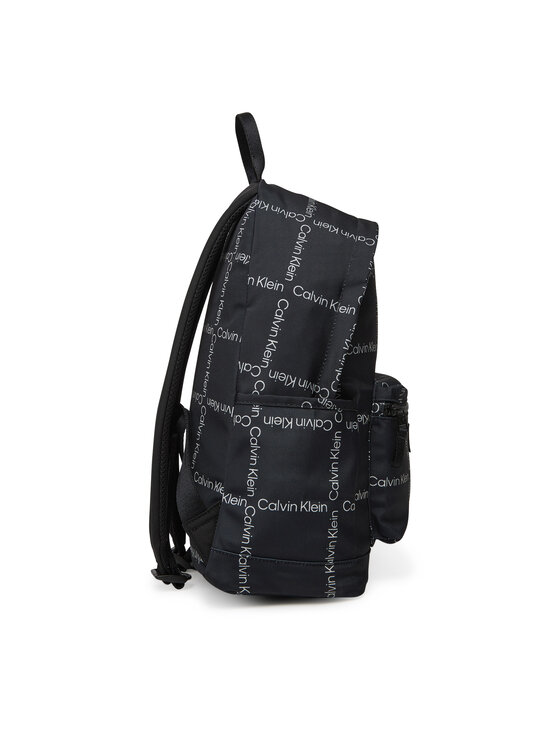 Calvin Klein Jeans Σακίδιο Calvin Klein Jeans City Grid Aop IU0IU00711 Μαύρο