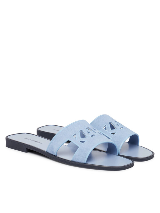 KARL LAGERFELD Шльопанці KARL LAGERFELD Skoot III KL80407C Голубий