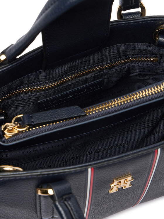 Tommy Hilfiger Táska Tommy Hilfiger Th Daily Mini Tote Corp AW0AW18642 Sötétkék