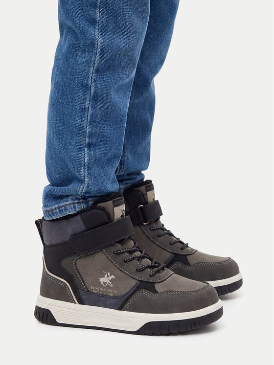 Beverly Hills Polo Club Sneakersy Beverly Hills Polo Club EO-BHPC-333-100 Szary