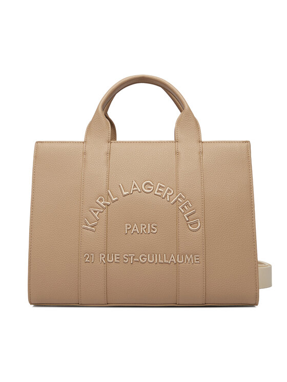 KARL LAGERFELD Дамска чанта KARL LAGERFELD B1W30041 Кафяв