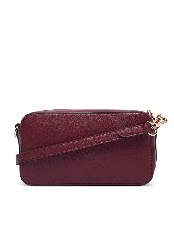 Tommy Hilfiger Дамска чанта Tommy Hilfiger Th Icon Camera Bag AW0AW18721 Бордо