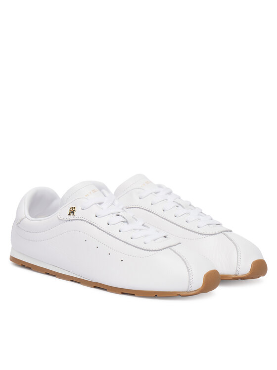 Tommy Hilfiger Laisvalaikio batai Tommy Hilfiger Th Low Profile Runner FW0FW08951 Balta