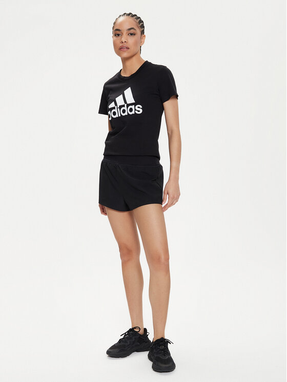 adidas adidas Футболка Essentials Logo GL0722 Чорний Regular Fit
