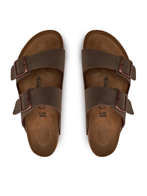 Birkenstock Natikači Birkenstock Arizona Birko-Flor nubuk 151181 Rjava