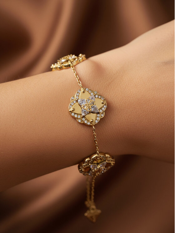 Guess Rokassprādze Guess JUBB05 501JW Zelta