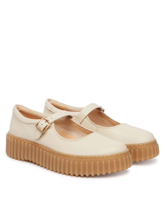 Clarks Туфлі Clarks Torhill Jane 26186305 Écru