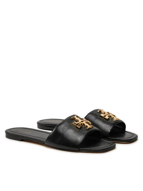 Tory Burch Шльопанці Tory Burch Eleanor Slide 157966 Чорний
