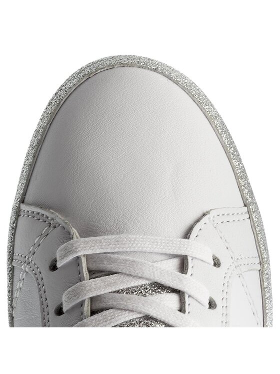 Tommy Hilfiger Sneakers Tommy Hilfiger Sparkle Outsole Glitter Sneaker FW0FW02798 Alb