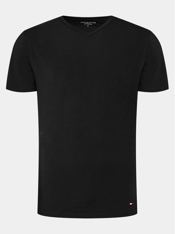 Tommy Hilfiger Tommy Hilfiger Conjunto de camisetas UM0UM03137 Negro Regular Fit