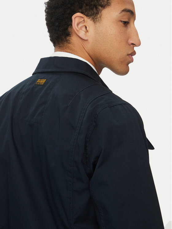 G-STAR G-Star Raw Демісезонна куртка 4 Pkt Overshirt D26429-D387 Cиній Slim Fit
