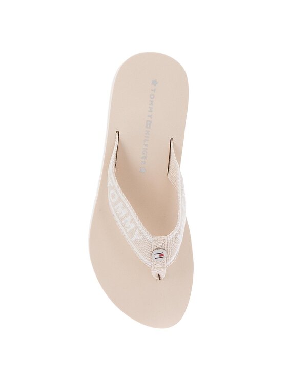 Tommy Hilfiger Flip flop Tommy Hilfiger Branding Beach Sandal FW0FW02953 Bej
