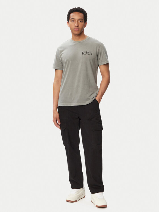 RVCA RVCA Camiseta Benj Battle Ss 23A351540 Verde Regular Fit