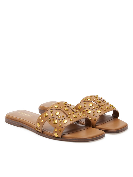 TWINSET Iešļūcenes TWINSET 251TGT072 Brūns