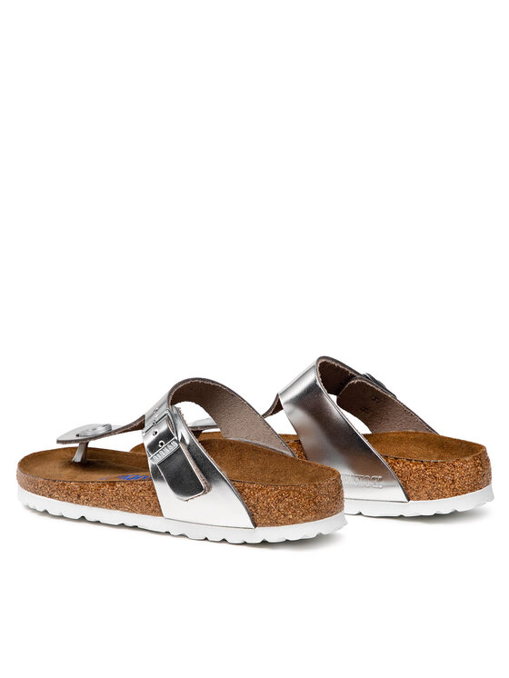 Birkenstock Infradito Birkenstock Gizeh Bs 1003675 Argento