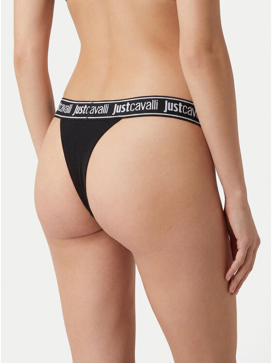 Just Cavalli Just Cavalli Conjunto de tangas 80PAJU01 CJUT2 Negro