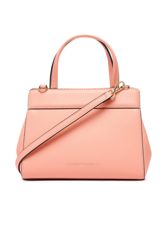 Tommy Hilfiger Soma Tommy Hilfiger Th Modern Mini Satchel AW0AW18726 Gaiši rozā
