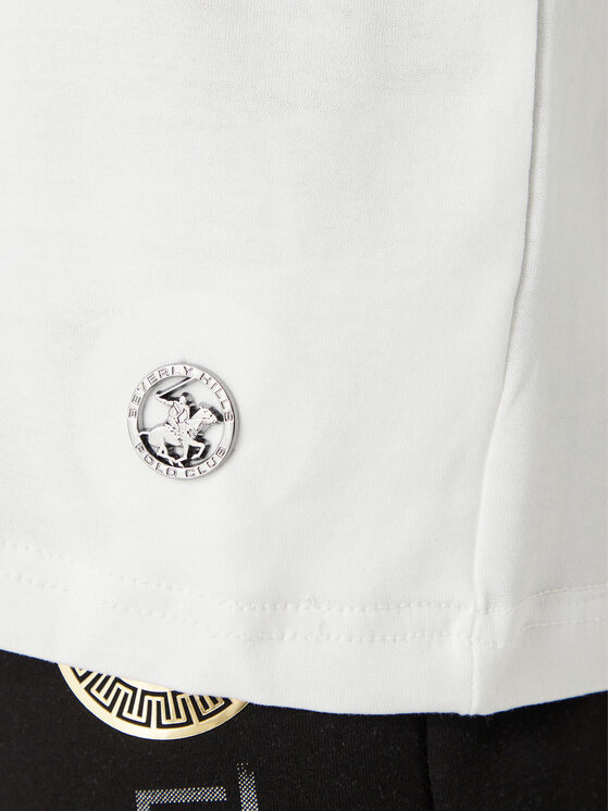 Beverly Hills Polo Club Beverly Hills Polo Club Camiseta M1619-HR Blanco Regular Fit