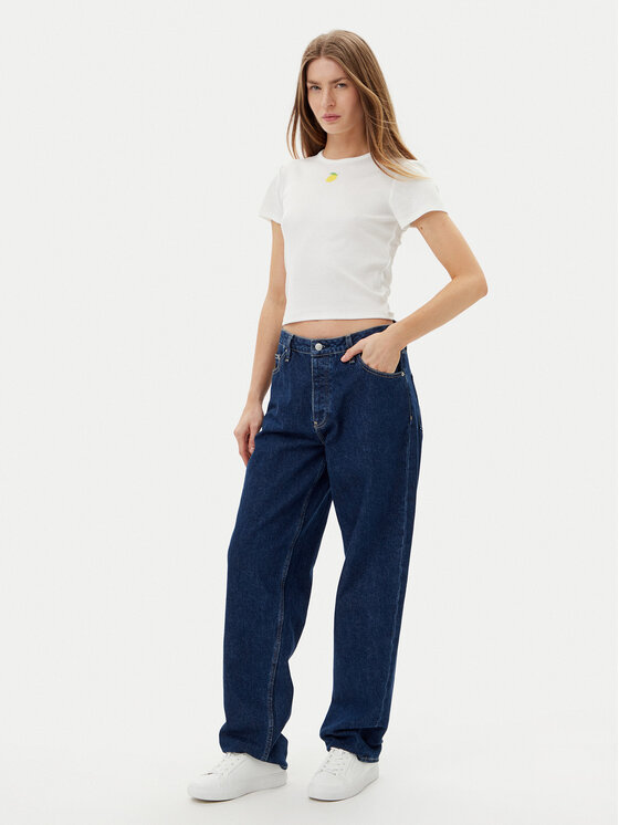 ONLY ONLY Футболка Daniella 15350554 Білий Slim Fit