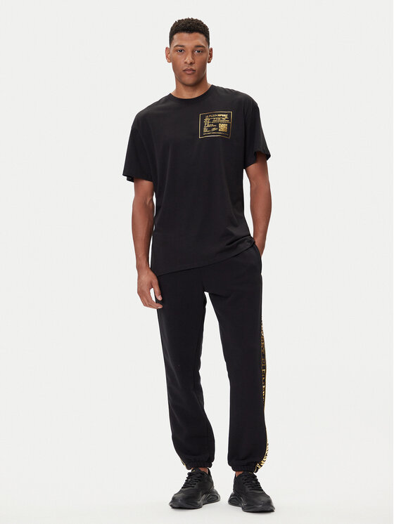 Plein Sport Plein Sport Футболка FAEC MTK8362 STE001N Чорний Loose Fit