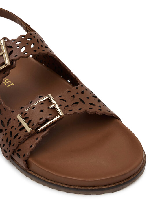 TWINSET Basutės TWINSET 251GCJ046 Ruda