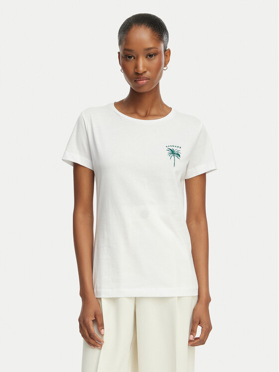 BOSS BOSS Camiseta C_Elove_4 50559077 Blanco Slim Fit