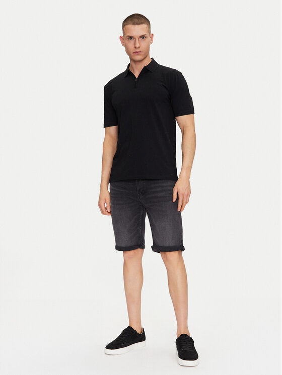 HUGO HUGO Поло Dekok233 50543368 Чорний Regular Fit