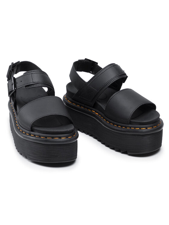 Dr. Martens Босоніжки Dr. Martens Voss Quad 26725001 Чорний