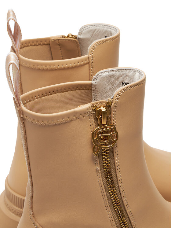 KARL LAGERFELD Členková obuv KARL LAGERFELD KL43554 Béžová