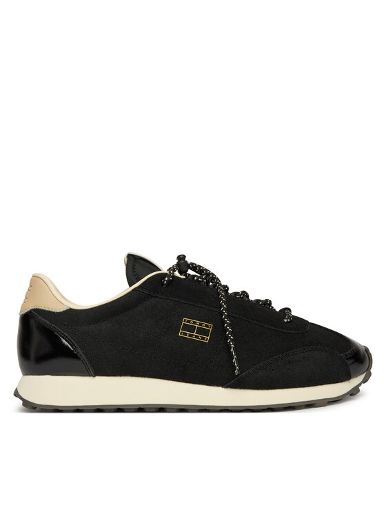Tommy Jeans Sportcipők Tommy Jeans Tjw Retro Archive Runner Suede EN0EN03125 Fekete