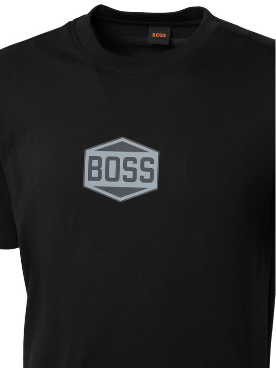 BOSS BOSS Camiseta Logo Tape2 50574200 Negro Regular Fit