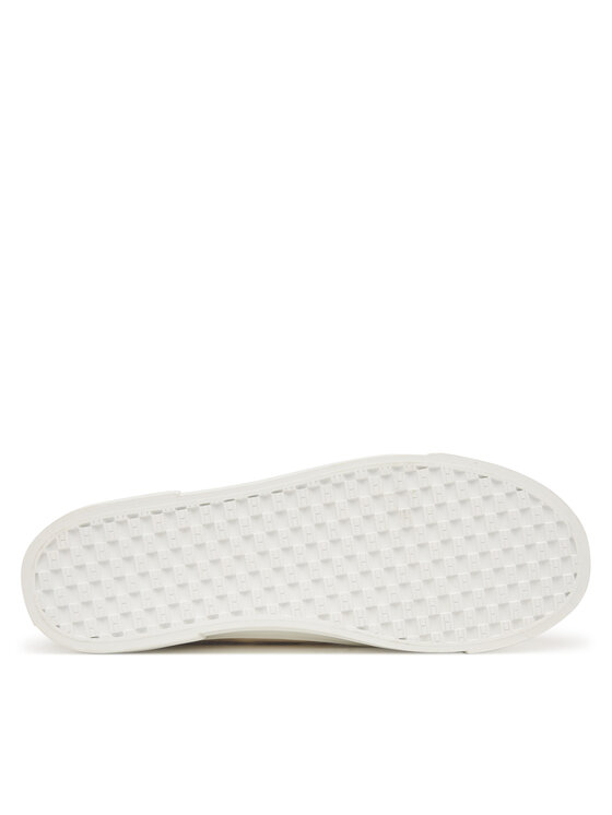 Tommy Hilfiger Tenisówki Tommy Hilfiger Platform Vulc Sneaker Piping FW0FW09394 Bordowy