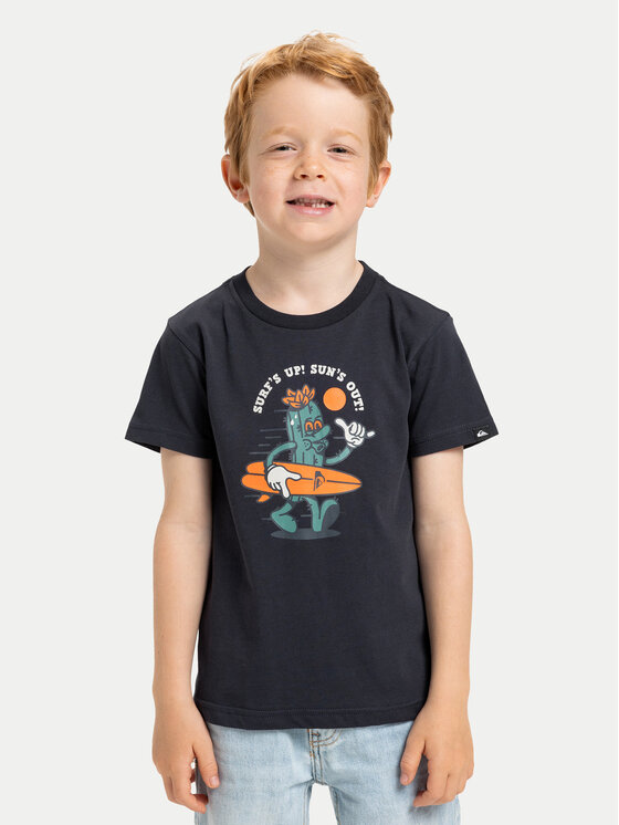 Quiksilver Quiksilver Футболка Ev Gone Surfing EQKZT03569 Чорний Regular Fit