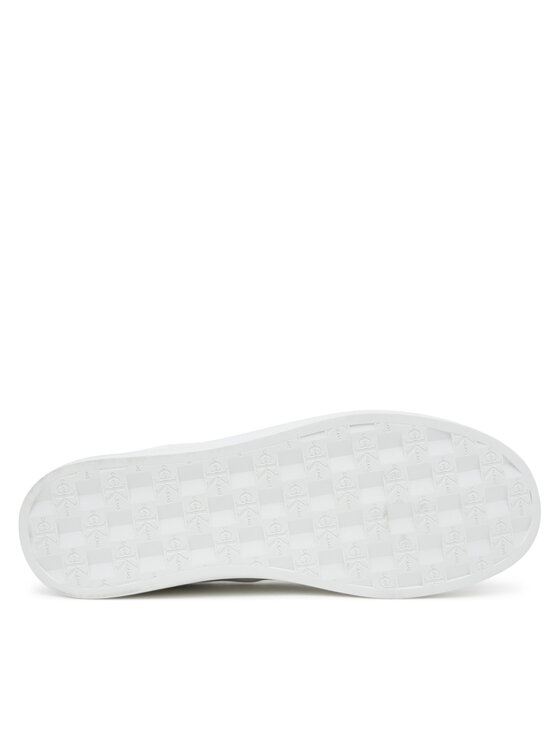 Calvin Klein Jeans Laisvalaikio batai Calvin Klein Jeans Classic Cupsole Ru Patch Lth Wn YW0YW01845 Balta